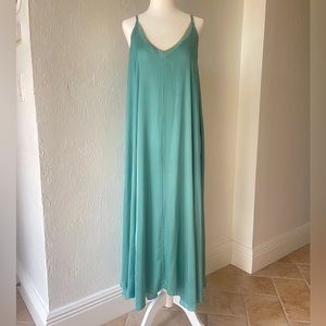 Maxi Dress Turquoise Green